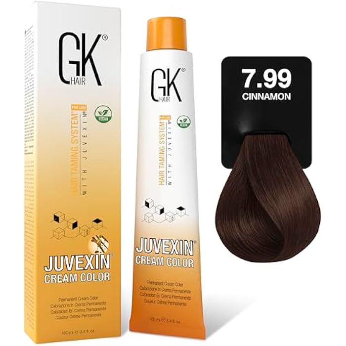 GK HAIR color - 7.99 cinnamon - Image 1